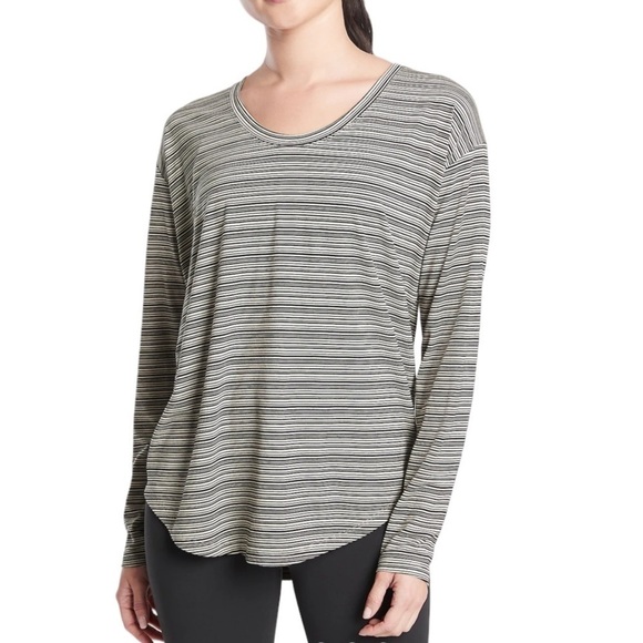 Athleta Cloudlight Stratus Striped Top - Picture 1 of 7